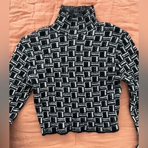 Cropped Turtle neck Zara top